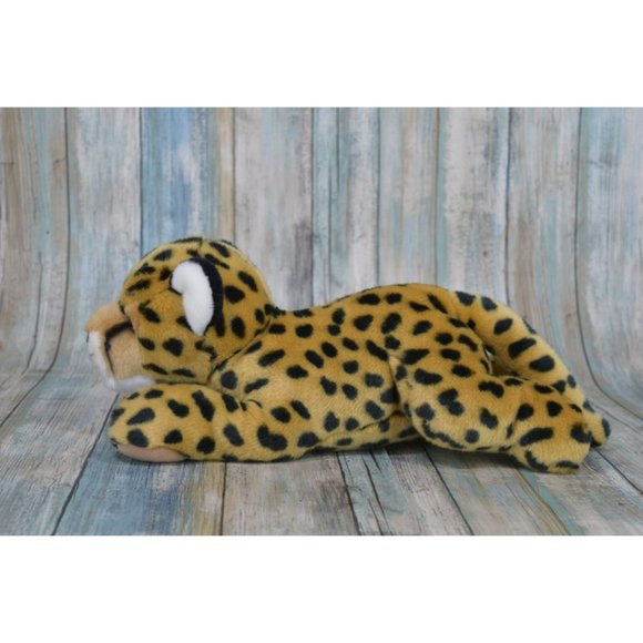 Aurora Cheetah Stuffed Animal 13" Leopard Cub Plush MINT - Picture 6 of 9